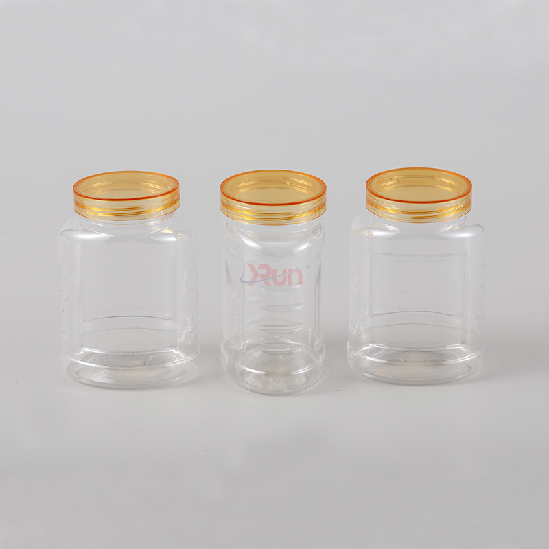 Our airtight jars for biscuits are a perfect example of our secure Food grade PET containers, which are also used for our customized plastic jars and condiment packing bottles.
